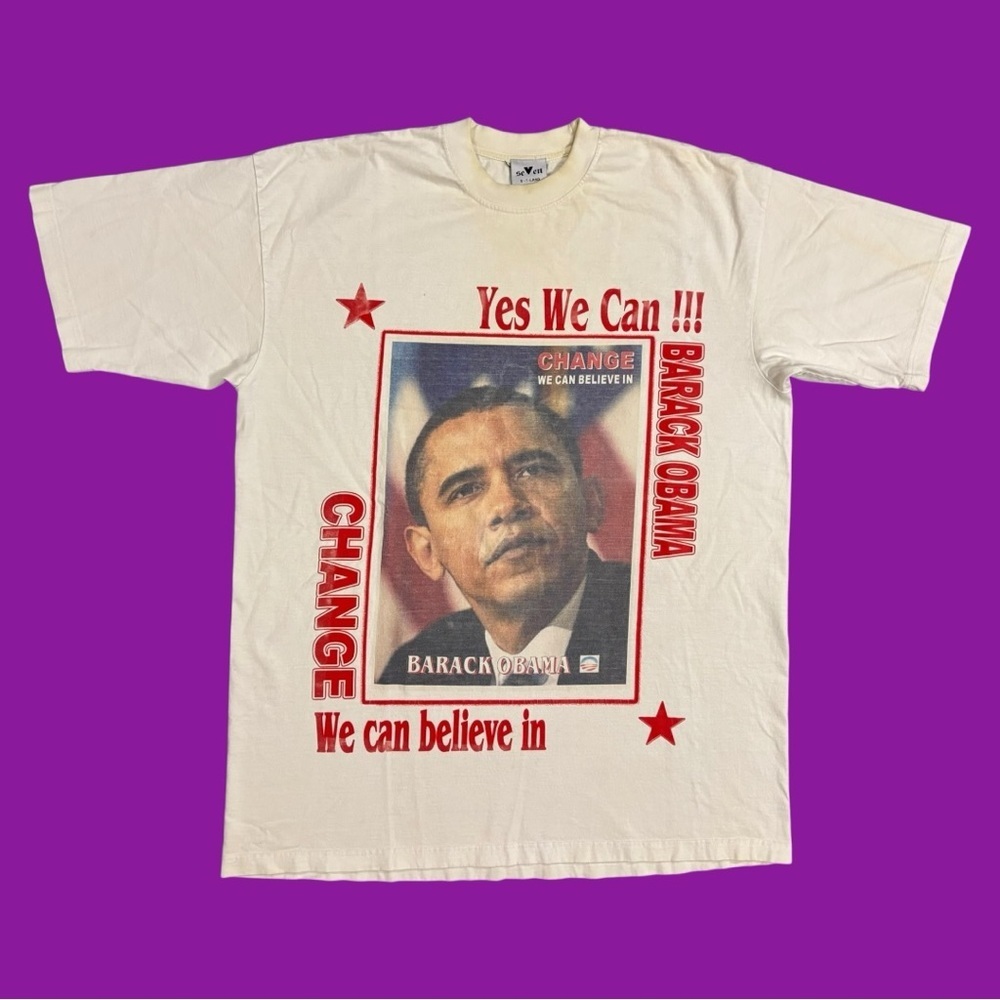 2008 Barack Obama “Yes We Can!!!” Campaign Tee
